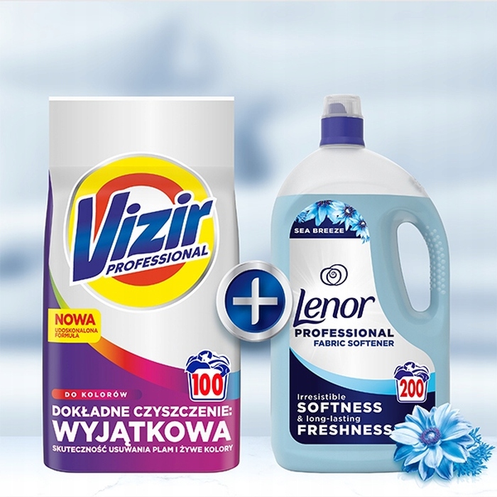 Пральний порошок Vizir Professional Color, 5,5 кг (100 прань)