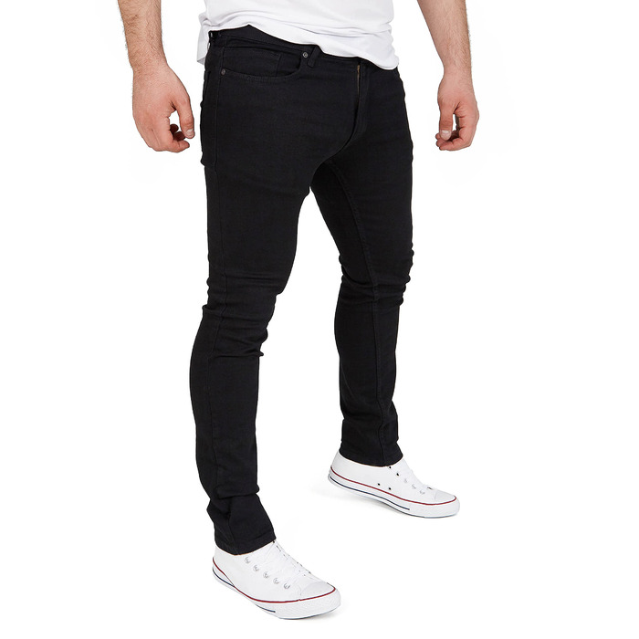 Чоловічі джинси WOTEGA Justin Slim-Fit (31W/30L, Чорний)