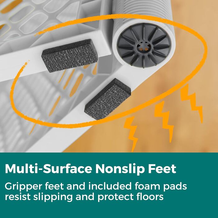 Клітка-вольєр для собак MyPet з 8 панелей, сірого кольору, довговічна та стійка до УФ-випромінювання, портативна, регульована, зручна для тварин, дружній дизайн (з розширенням на 2 панелі, дизайн з відбитком лапи, світло-сіра)