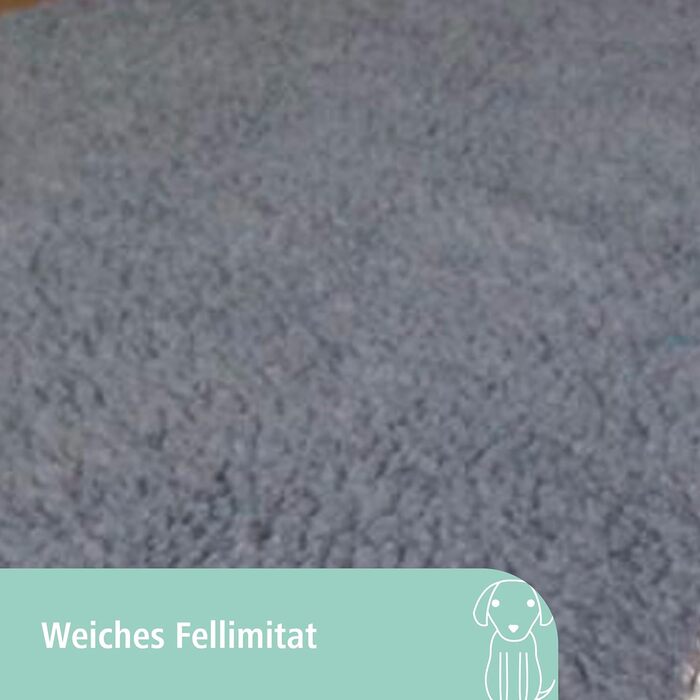 Килимок термозберігаючий, 125 x 80 см, антиковзаюча поверхня, сірий