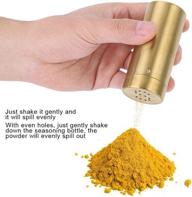 Набір для спецій Nikou: 2 шт. скляні солілки та перечниці з нержавіючої сталі, золоті