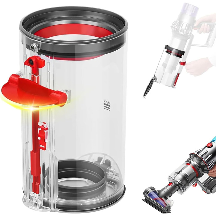 Електрична насадка для миття підлоги Dyson V11, V10, V8, V7, V15 (з резервуаром для води та 6 змінних серветок)