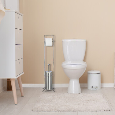 Relaxdays Toilet Set Stainless Steel