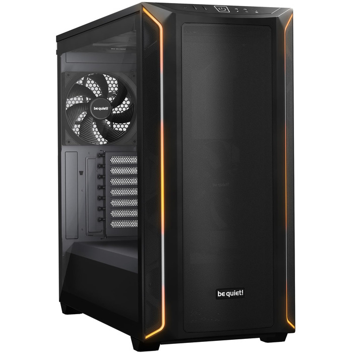 Корпус для ПК be quiet! Shadow Base 800 DX (чорний), вентилятори Pure Wings 3 140mm PWM, USB 3.2 Gen 2 Type-C, підтримка E-ATX, радіатори до 420мм, загартоване скло