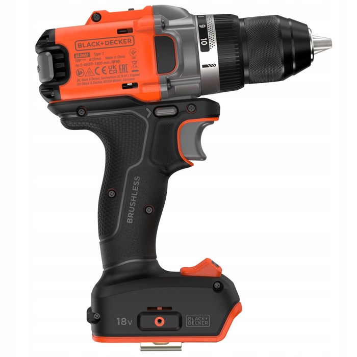 Дриль-шурупокрут Black+Decker 18V, 50 Нм [BLD682D2XK-QW] з 2-ма акумуляторами по 2,0 Аг