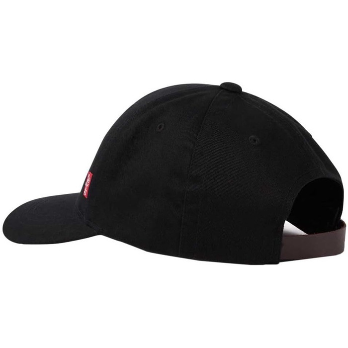 Кепка бейсболка Levi's Classic Twill Red Tab Regular чорна, 58 розмір