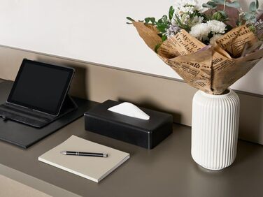 Кришка для серветок прямокутної форми Corby (Хром, Чорний колір, один розмір)