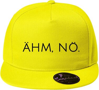 Кепка бейсболка унісекс Cap Unisex - чоловіча кепка Snapback, жовта, універсальний розмір