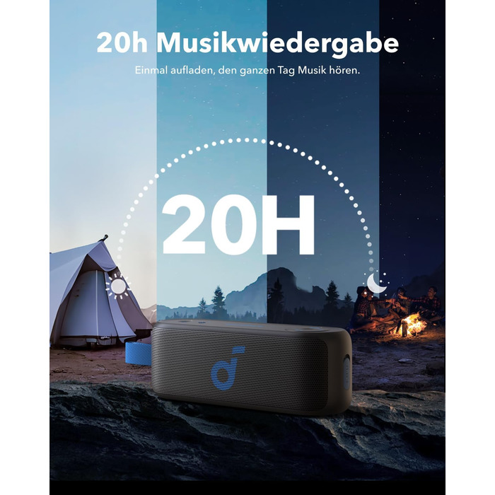 Soundcore Select 3: Портативна Bluetooth колонка з потужним звуком, BassUp™ та IPX7 захистом