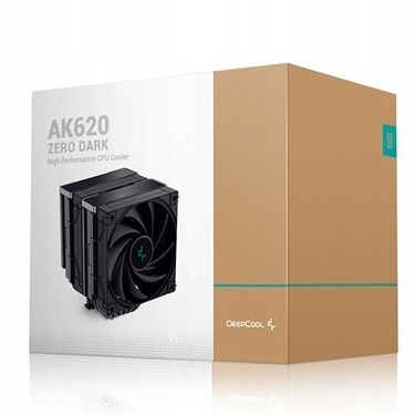 Кулер для процесора DeepCool AK620 Zero Dark (2x120мм), R-AK620-BKNNMT-G-1