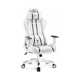 Ігрове крісло Diablo Chairs X-One 2.0, екошкіра, біле