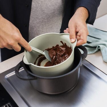 Миска для змішування Mepal Chef it з кришкою, антипослизьке дно, для мікрохвильовки та посудомийки, термостійка до 110°C, 3 л, коралова