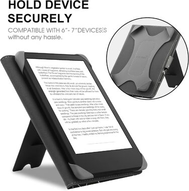 Чохол для ebook Reader 6.8-7'' (Kindle, Kobo, Pocketbook, Tolino, Sony) з підставкою, шкіряний, Konstellation