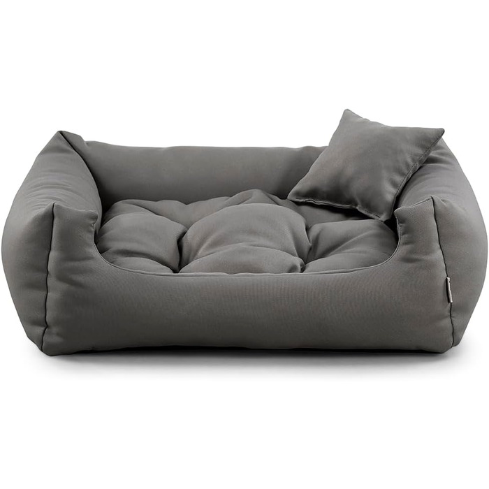 Gutekissen® Лежанка для собак, подушка для собак, лежанка для собак - довговічні матеріали, висока якість NEO (XL - 100x75, сірий)