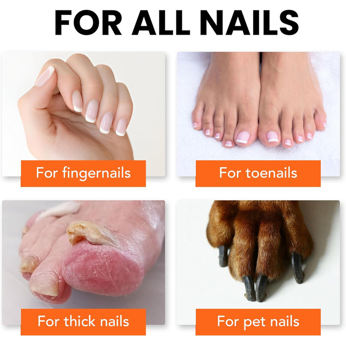 Кусачки для нігтів Kohm CP-220L прямі, 5 мм, для товстих нігтів, сріблясті