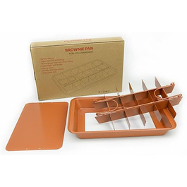 Форма для випічки Brownie SVNR BLN002 з антипригарним покриттям, для 18 порцій