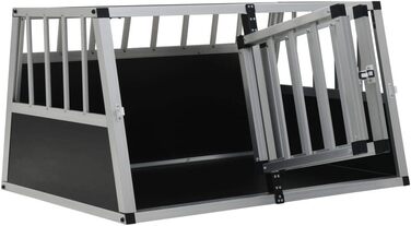 Транспортна переноска для собак Tidyard з окремими дверима, 89 x 69 x 50 см - клітка для собак, переноска для авто