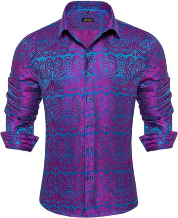 Чоловіча краватка DiBanGu з шовку, комплект з нагрудною хустиною та краватками, для весілля, формальний стиль, універсальний розмір (XXL, блакитний та рожевий)