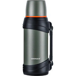 Термофляка з нержавіючої сталі 2л з 2 чашками, камуфляж, 24 години, BPA-free, для гарячих та холодних напоїв