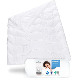 135x220cm Duvet Cover, Fluffy Winter Duvet with Moisture Management & High Breathability, Optimal Hygiene for Allergy Sufferers, Large & Sustainable Blanket, All-Season Duvet Extra Warm, Special All-Season Duvet: 135x220