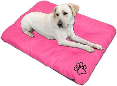 Килимок для собак, лежанка для собак всіх розмірів - вологостійкий килимок, м'яке лежання з піни, Outdoor & міцний килимок для собак - 90x60x8 см Рожевий R1(90 x 60 см) Рожевий