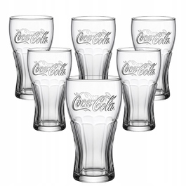 Набір склянок для напоїв Coca-Cola, 300 мл, 6 шт.