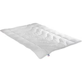 Irisette 4-Season Comforter/Steppbett Lotte, with Top Cool fabric, washable at 95 degrees, including storage bag, 155 x 200 cm, white, Öko-Tex certified, Made in Germany, 155 x 200 cm 4-Season Comforter