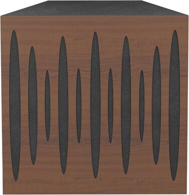 Набір акустичних басових пасток для кутів PULSE-100mm (4 шт), 50x50x10 см, колір горіх — звукопоглинаючі панелі для студії звукозапису