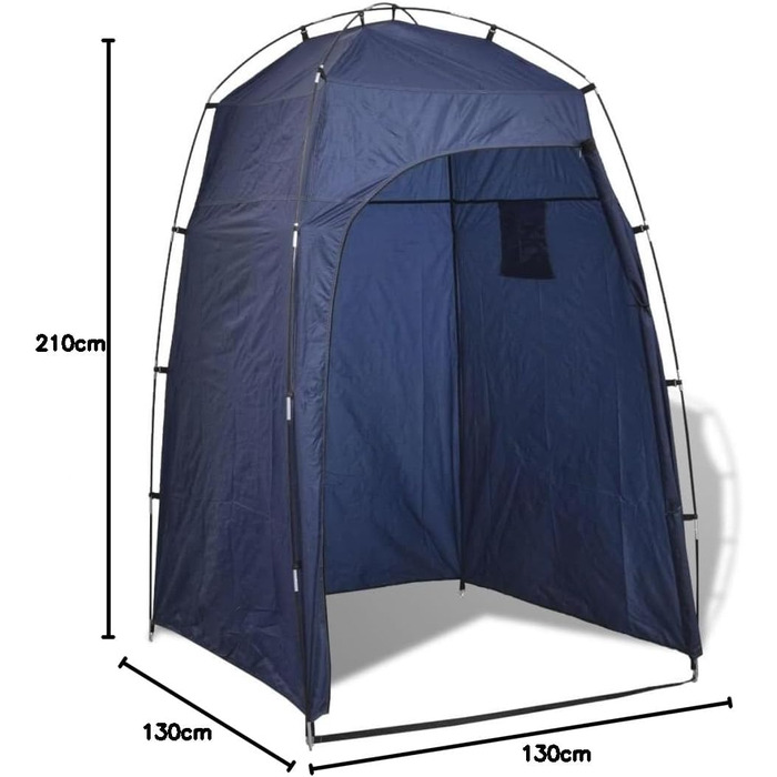 Зовнішній душ vidaXL блакитного кольору