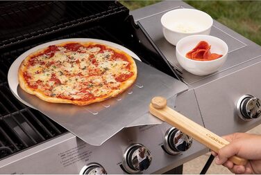 Набір для піци Cuisinart Deluxe: камінь, лопатка, ніж, алюміній