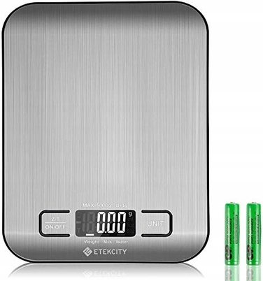 Кухонні ваги Etekcity FOOD EK6015, сріблястий/сірий, до 5 кг