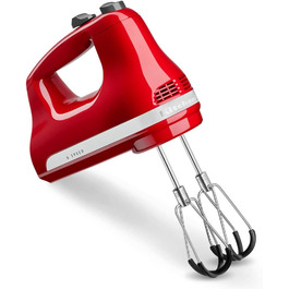 Ручний міксер KitchenAid 5KHM6118BER, 6 швидкостей, червоний