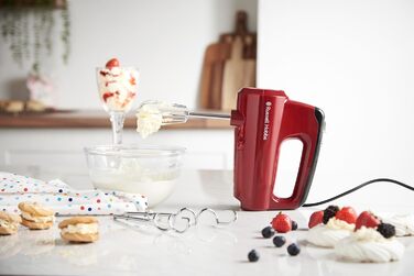 Міксер Russell Hobbs Desire Rot з 5 швидкостями та турбо-функцією, 2 насадки, 24670-56