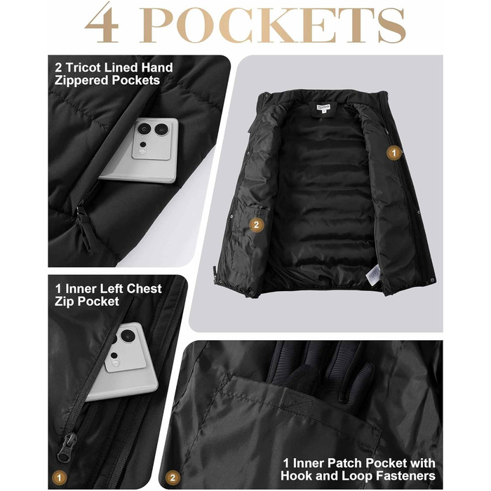 Чоловіча степна жилетка 33,000ft - тепла спортивна жилетка для туризму, гольфу, верхової їзди та відпочинку. Водовідштовхуюча жилетка з 4 кишенями. Розмір L.