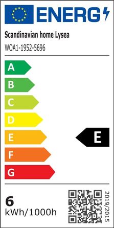 Скандинавська LED-стінна лампа для дому, внутрішнього та зовнішнього використання, регулювання яскравості, IP65, 230V, 6W, тепле біле світло 3000K, 700lm, сірий колір, 1 шт.