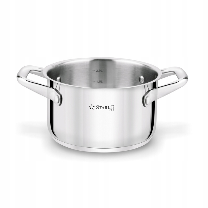 Набір посуду Starke Pro Treviso 10 предметів: каструлі для індукції та газу, сковорода та пароварка