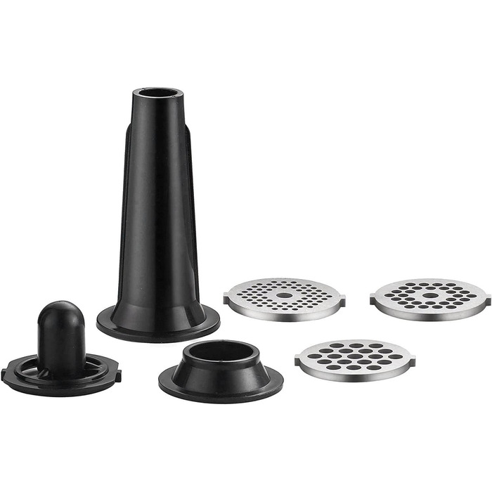 М'ясорубка електрична Silver MG-1200.3, 1200 Вт, нержавіюча сталь, реверс, насадка для кеббе, для дому