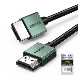 Кабель HDMI UGREEN 8K Flexibles, 2.0 м, 48Gbps, High Speed, сумісний з PS5, PS4, Xbox Series X/S, HDTV, проектор