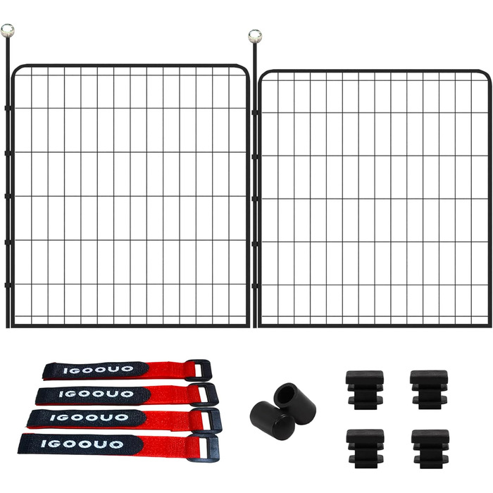 Клітка для собак на 81,3 см, портативна, з металу, для дому та вулиці, з додатковими пластинами