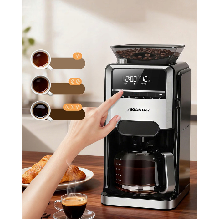 Капельна кавомашина Aigostar Savor B30203ACNZ, 1,5 л