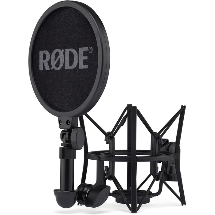 Rode NT1 Signature Black – студійний мікрофон-конденсатор + стійка для мікрофона keepdrum чорного кольору