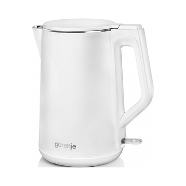Електричний чайник Gorenje K15DWW, 2200 Вт, 1,5 л, білий