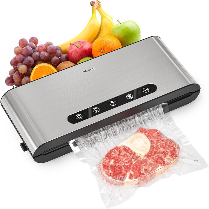 Vacuum Bags for Food 20CM x 30CM, 200 Bags Professional Food Vacuum Bags for All Vacuum Sealers & Food Vacuum Machines, BPA-Free, Sous Vide Freezer Bags