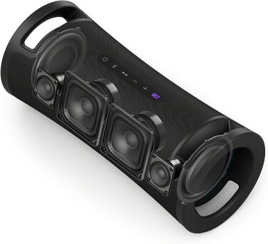 Sony ULT Field 7: Портативна Bluetooth колонка з ULT Bass Boost, 30 год автономії, Powerbank, захист від води/пилу, LED, мікрофон/гітара - Чорний