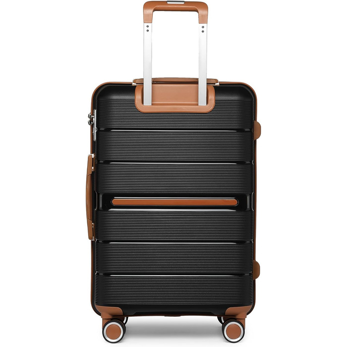 Чемодан British Traveller середнього розміру з TSA-замком, 66 x 43.3 x 28.5 см, з поліпропілену, ручна поклажа