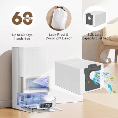 Запчастини для Dreame X30 Ultra, L10s Ultra Gen2, L40 Ultra AE, Mova E30 Ultra: комплект аксесуарів (2 основні щітки, 4 фільтри, 4 мікрофібри, 4 бічні щітки, 4 мішки для пилу)