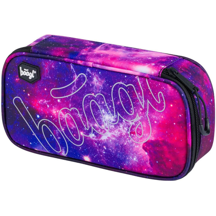 Шкільний рюкзак Baagl Set для хлопчиків та дівчаток-підлітків (5 предметів): рюкзак Skate MAX, пенал, спортивна сумка, бананка, ергономічний рюкзак, 30 л (Galaxy)