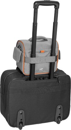 Сумка для камери PEDEA 'Vintage' з захисною плівкою для дисплея Canon, Nikon, Pentax, XL (Сірий)