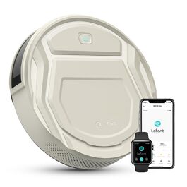 Робот-пилосос LEFANT M210P: потужність 2200 Па, тиха робота 55 дБ, Wi-Fi, Bluetooth, Alexa, керування через додаток, час роботи 120 хвилин, ідеально для шерсті тварин та твердих підлог