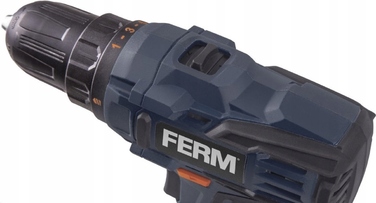 Акумуляторний шуруповерт-дриль FERM 20V 40Nm (з акумулятором та зарядним пристроєм)